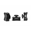HellermannTyton ACFM8W6.2PT3-PA66/6HIRHS-BK kábelkötegelő-tartó profilsínekhez, hőstabilizált, ütésálló, fekete, 25 darab 151-03249