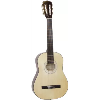 Dimavery AC-303 Classical Guitar 1/2 Size Natural, Okoume Neck, Basswood Top, 535 mm Scale Length