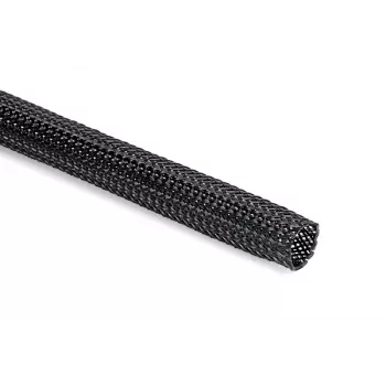 HellermannTyton Helagaine HEGMAN fonott hüvely, 40 mm névleges átmérő, fekete, poliészter, -50 °C és +150 °C között, ELV-kompatibilis, 4 cm hosszú 170-13000