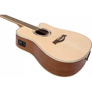 DIMAVERY JK-500 Acoustic Guitar, Cutaway, Natural 26231388