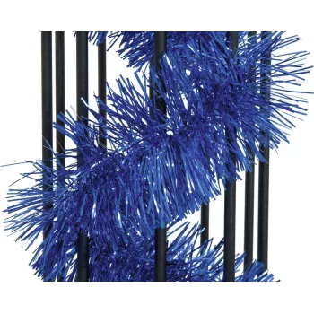 EUROPALMS fémfonalas girland, kék, 12,5 x 270 cm 8350054D