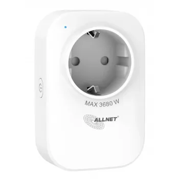 ALLNET ESP32 WLAN okos konnektor energiaméréssel és 2x USB töltővel ALL3079
