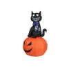 EUROPALMS Halloween felfújható macskafigura tökkel, 183cm 83316152