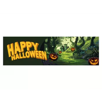 EUROPALMS Halloween banner, kísérteterdő, 300x90cm 80164205