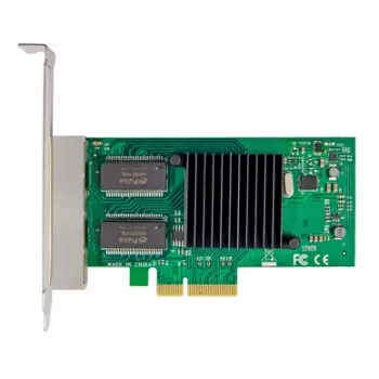 ALLNET PCIe 1G x4 quad-port szerver adapter - réz RJ45 - Intel I350 (ALL0136v2-4-GB-TX/I350T4)