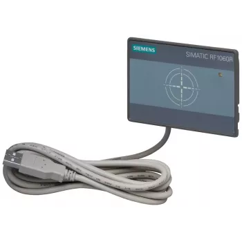Siemens 6GT28910UE50 SIMATIC RF200/RF300/RF600 PROFINET kommunikációs modul, 4 olvasóport, RS422, 24V DC, DIN-sín
