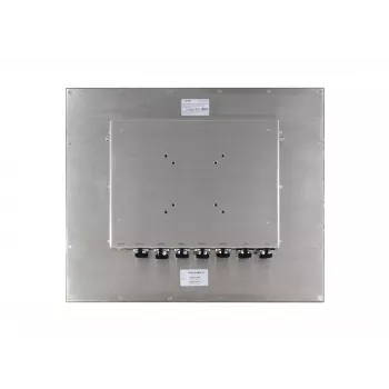 ALLNET Armoury-190 19 inch IP67 rozsdamentes acél ipari érintőpanel PC, Intel Celeron J4125, 4GB RAM, 128GB SSD, Windows 10 Pro