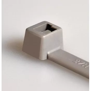 HellermannTyton T80R kábelkötöző, poliamid 6.6, szürke, 360 mm x 4.6 mm, 100 darab (116-08018)