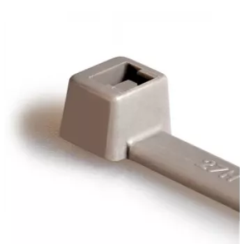HellermannTyton T80R kábelkötöző, poliamid 6.6, szürke, 360 mm x 4.6 mm, 100 darab (116-08018)