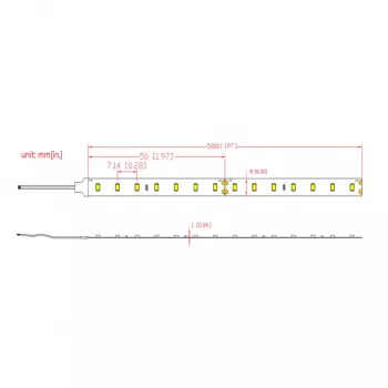 SYNERGY21 Flex Strip meleg fehér DC24V 72W IP67 CRI>90 (S21-LED-B220010)