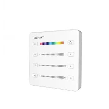 Miboxer Pixel LED intelligens panel vezérlő RGB/RGBW/RGB+CCT (B6, fehér)