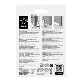 tesamoll UNIVERSAL ajtótömítő szalag fehér 38 mm x 1 m (05422-00100-01)