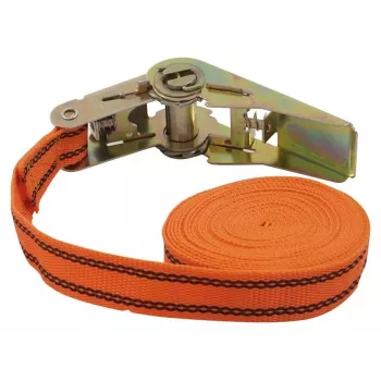 Petex racsnis feszítőheveder 1 részes, 5 m x 25 mm, narancssárga (43192635)