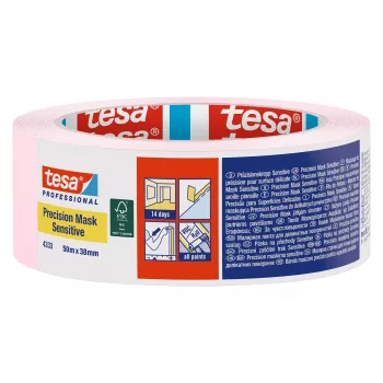 tesa 4333 Precision Mask világosrózsaszín maszkolószalag 50 m x 38 mm 04333-00020-02