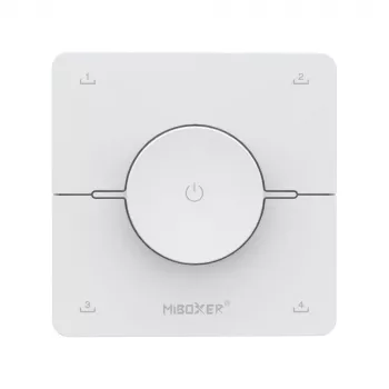 Miboxer K0 2,4GHz Dual White CCT LED távirányító forgókerékkel, 4 jelenet, fehér