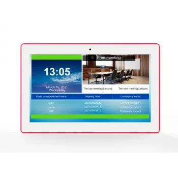 ALLNET MeetTwo-150W 15 inch tárgyalótermi tablet RGB-LED-del, Android 16, NFC/RFID, fehér
