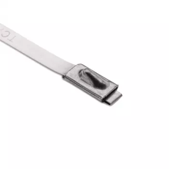 HellermannTyton MBT27S-316-SS-NA-C1 nemesacél kábelkötöző, 681 mm x 4,6 mm, golyós zár, ezüst 111-93279