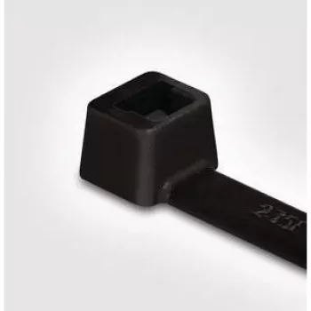 HellermannTyton T18I-HS-BK-C1 hőstabilizált kábelkötöző poliamidból, 100 x 2,5 mm, fekete, 100 darab