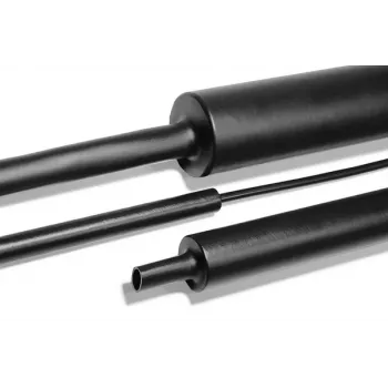 HellermannTyton Helashrink 323 hőre zsugorodó cső 75/22 mm fekete 1 m 5-ös csomag (323-10750)