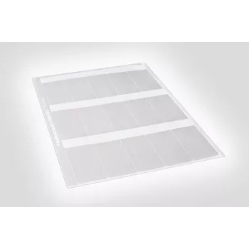 HellermannTyton 594-81104 hőtranszfer-címke átlátszó fehér 100mm x 100mm 1000 címke