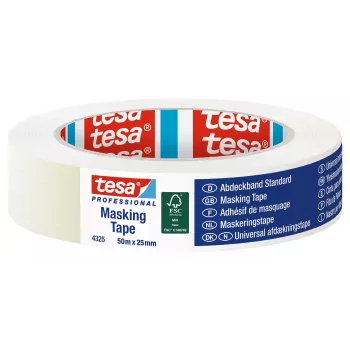 Tesa STANDARD 04325-00001-01 professzionális takarószalag, bézs, 50 m x 25 mm, 1 tekercs