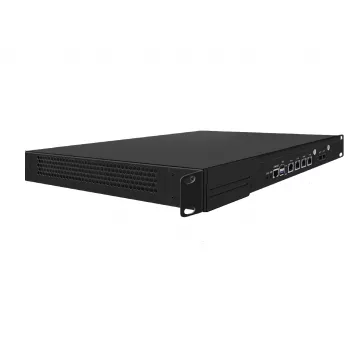 ALLNET 1U rackmount hálózati készülék barebone Intel N150, 4x 2.5GbE, 2x SFP+, DDR5, NVMe, HDMI, USB 3.2 ALL-RackPC-N150
