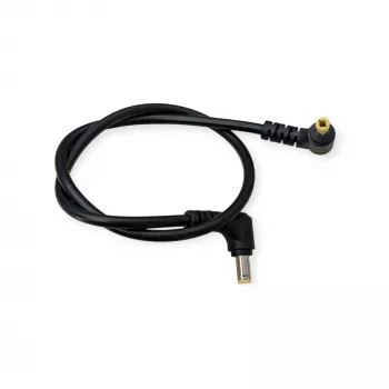 ALLNET DC táp hosszabbítókábel 5,5mm x 2,5mm dugó aljzatra 0,49m fekete ALL-Adapt-Ext5.5-2.5-490