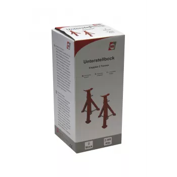 IWH összecsukható bak 2 tonna, munkamagasság 27,5 - 36,5 cm 10899