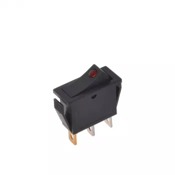 IWH piros világító billenőkapcsoló 12V/24V 10A BE-KI SPST 19029