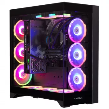 Captiva Highend Gaming R99-755 asztali PC - AMD Ryzen 9 9950X3D, Radeon RX 9070 XT 16GB, 64GB RAM, 2TB SSD, Windows 11 Home