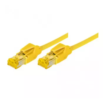 TECLINE Dätwyler Cat 6a S/FTP patchkábel, PiMF, sárga, 3,0 m, 10 Gbit/s, halogénmentes, Hirose TM31 csatlakozó 78003Y
