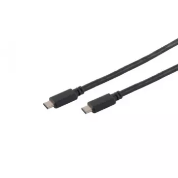 EXERTIS CONNECT USB-C–USB-C kábel 3.1 Gen 1 1,5 m fekete 399055015