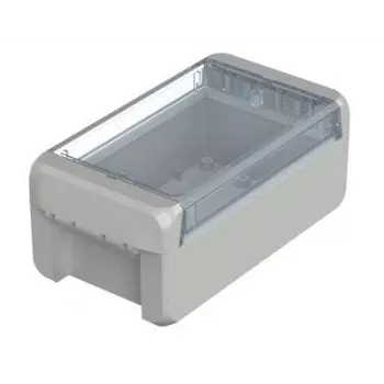 BOPLA Euromas II fali ház, polikarbonát, világosszürke (RAL 7035), 60 x 80 x 151 mm, IP65, IK07 96023125