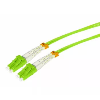 Tecline HD optikai patchkábel OM5 50/125µm LC duplex - LC duplex, lime zöld, 7,5 m 796LL07