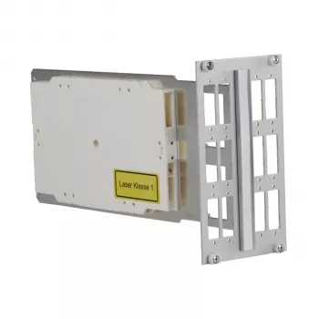 EFB-Elektronik 3U 14HP üvegszálas modulhordozó 12x SC Duplex-hez, üres 53711.24