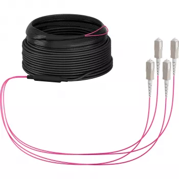 EFB Elektronik OM4 Multimode LWL trunk kábel, 4 szál, SC - SC, 30 m, LSZH, Dca O8301S30OM4