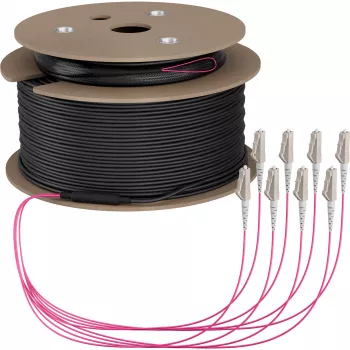 EFB Elektronik trunk kábel U-DQ ZN BH OM4 8G 1x8 LC-LC 70 m Dca LSZH - 70 m (O8322S70OM4)
