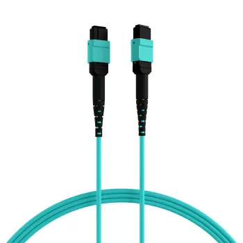EFB Elektronik MPOF12MPOFOM3-3 MPO-PLUS aljzat - MPO-PLUS aljzat OM3 12 szálas B típusú LSZH aqua patch kábel, 3 m