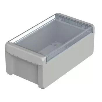 BOPLA EUROMAS II fali ház, polikarbonát, világosszürke (RAL 7035), 231 x 125 x 90 mm, IP65, IK07 96025235