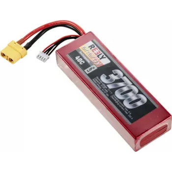 Reely LiPo akkumulátor csomag 11,1V 3700mAh 3S 40C Hardcase XT90 (RE-7851483)
