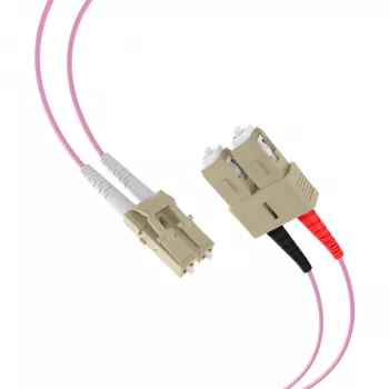 EFB-Elektronik duplex jumper LC-SC 50/125µ OM4 LSZH Erika lila 2,0mm 30m O0323.30