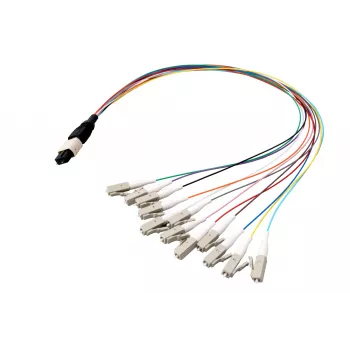EFB MTP-M/LC 8 szálas mátrix patch kábel OS2, LSZH sárga, 1m