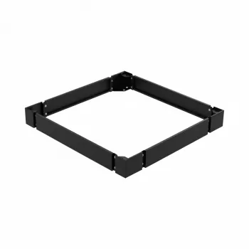 EFB PEL-SOK88VV.TS rack talp 800 mm széles szekrényekhez, 100 mm magas, fekete
