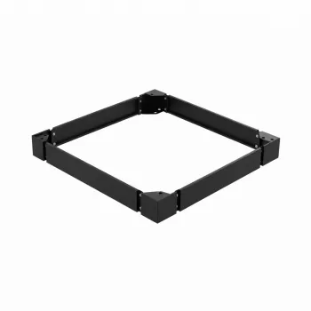 EFB PEL-SOK80VV.TS rack talp 800x800x80 mm, szellőztetett, mélyfekete