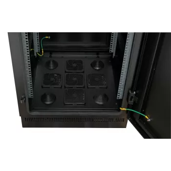 19 inch Network Cabinet 42U 800x800, IP55, with pre-assembled plinth, RAL9005 691742IP55V2.TS