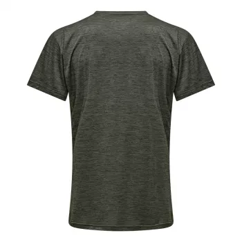 Salewa Puez Melange Dry Short Sleeve T-Shirt Dark Olive Melange M