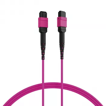 EFB Elektronik MPO-PLUS (F)–MPO-PLUS (F) OM4 multimódusú optikai patchkábel, 8 szál, Type B, LSZH, hangafalila, 2 m MPOF8MPOFOM4-2