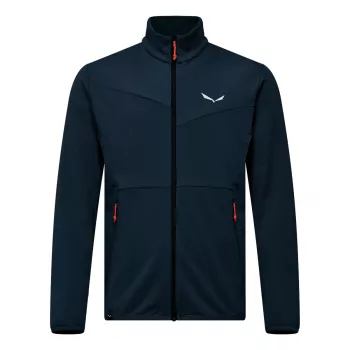 Salewa Puez Cammino kapucnis kabát végig cipzárral férfi Blueberry XL (EU 52)