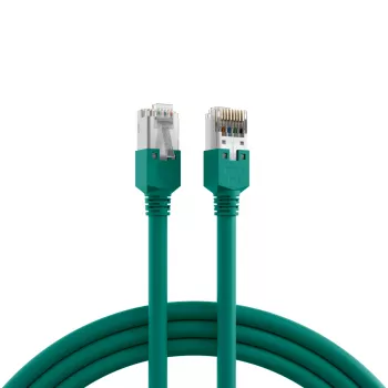 EFB-Elektronik RJ45 patch kábel Cat.5e SF/UTP LSZH Draka UC300 TM11 zöld 7,5m K8013.7,5