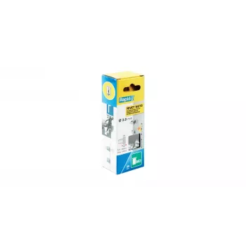 RAPID TOOLS vakanyós anya M3 acél krómozott szorítási tartomány 0,5-1,5 mm, 1 darab (5000670)